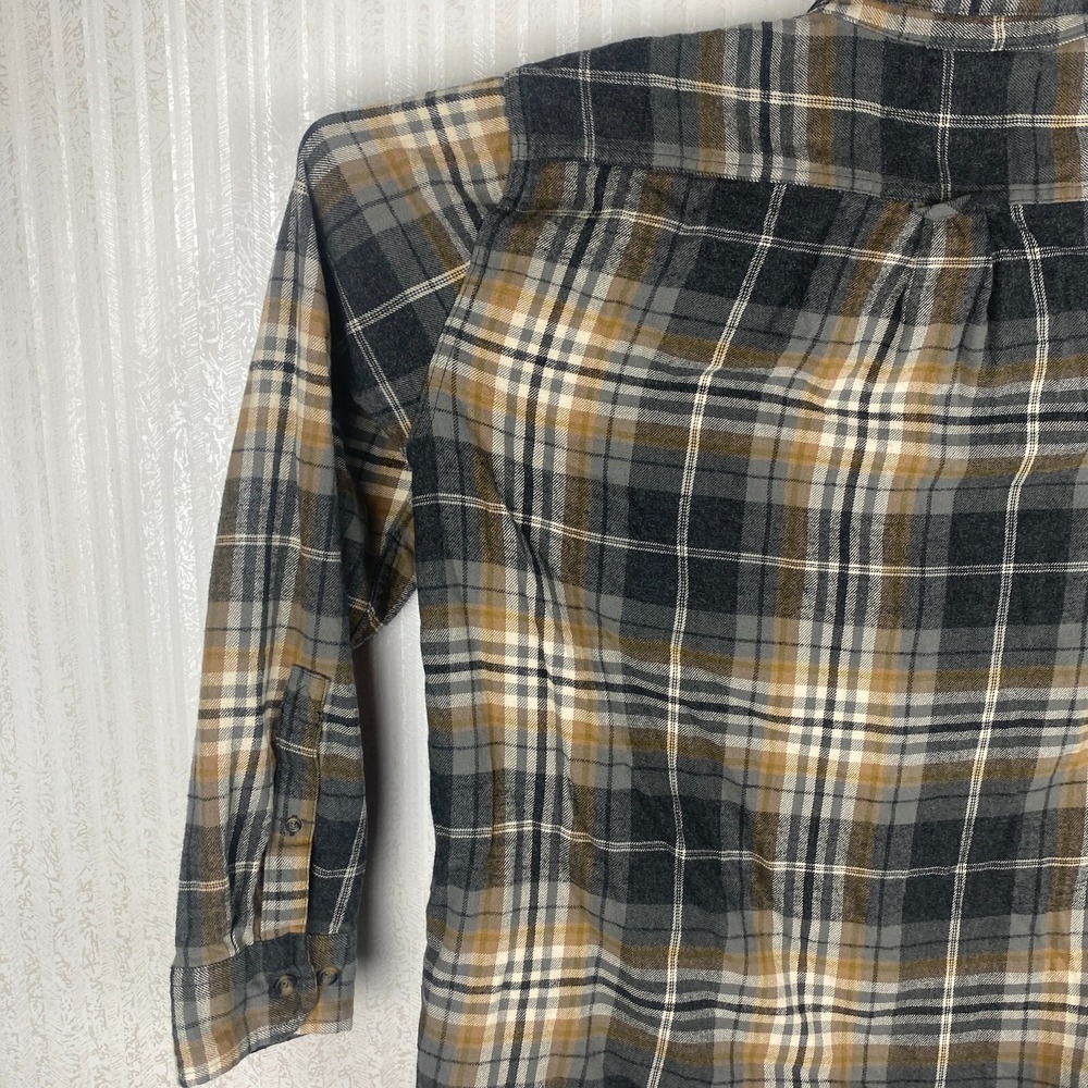 Eddie Bauer Mens Multicolor Plaid Flannel Casual Button Up Shirt Size XL - Picture 5 of 16